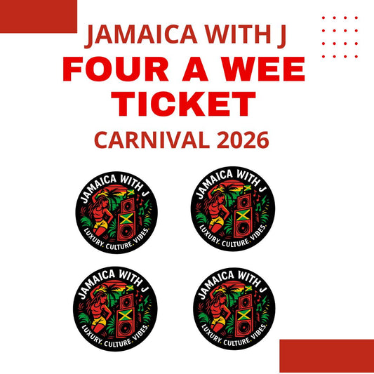 Jamaica with J Carnival 2026 - Quad Early Bird $3595/person